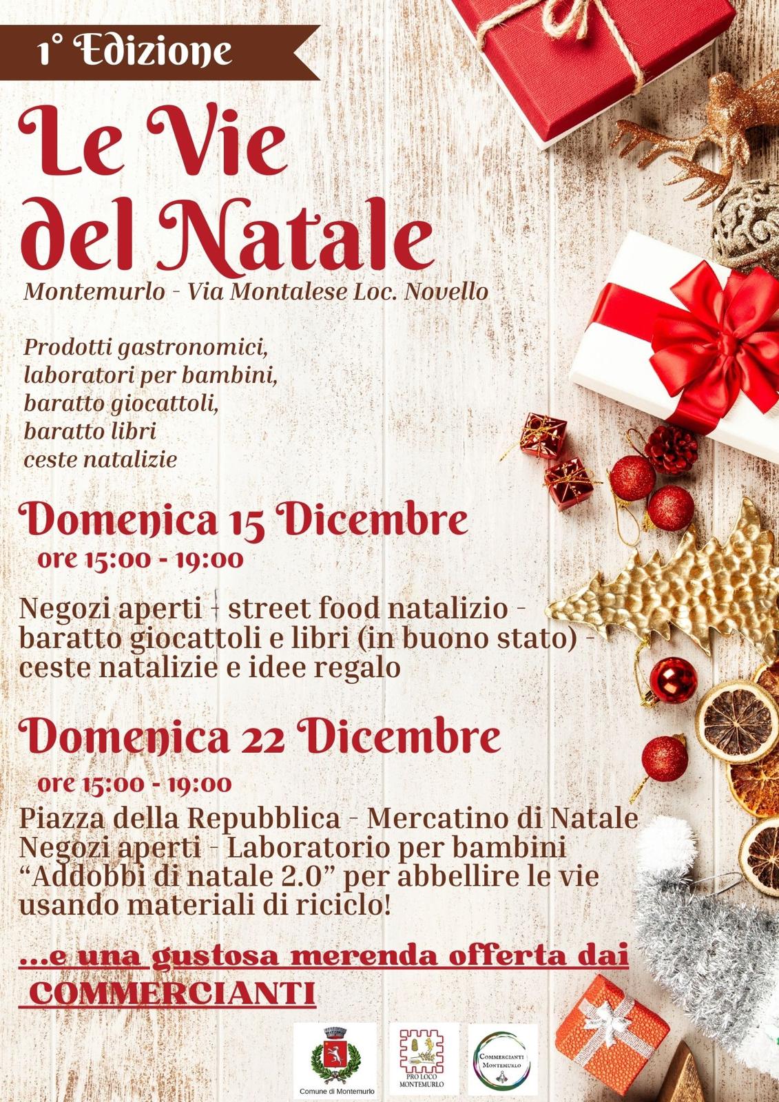 Locandina le vie di Natale