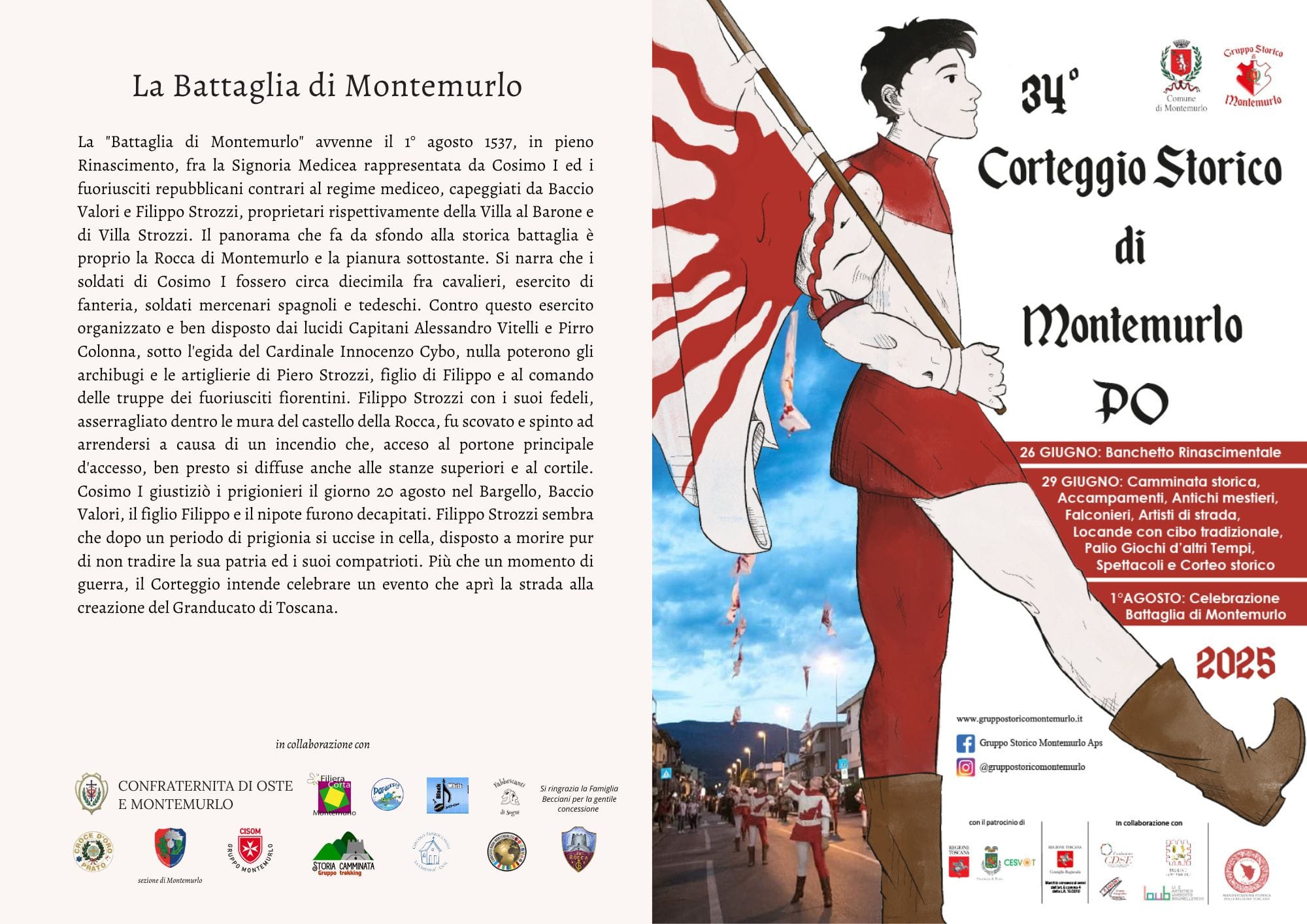 Volantino Corteggio Storico