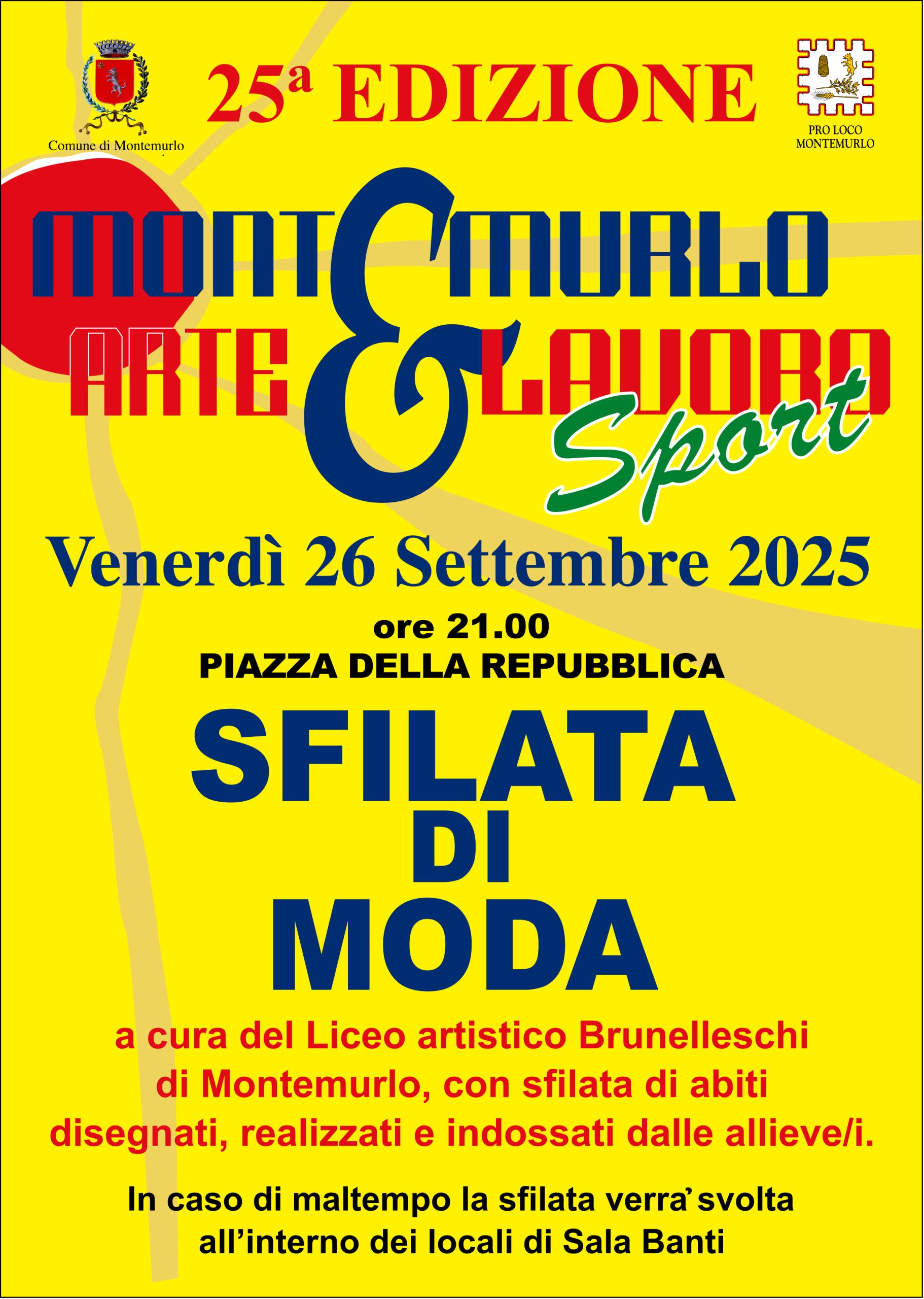 LOCANDINA sfilata moda
